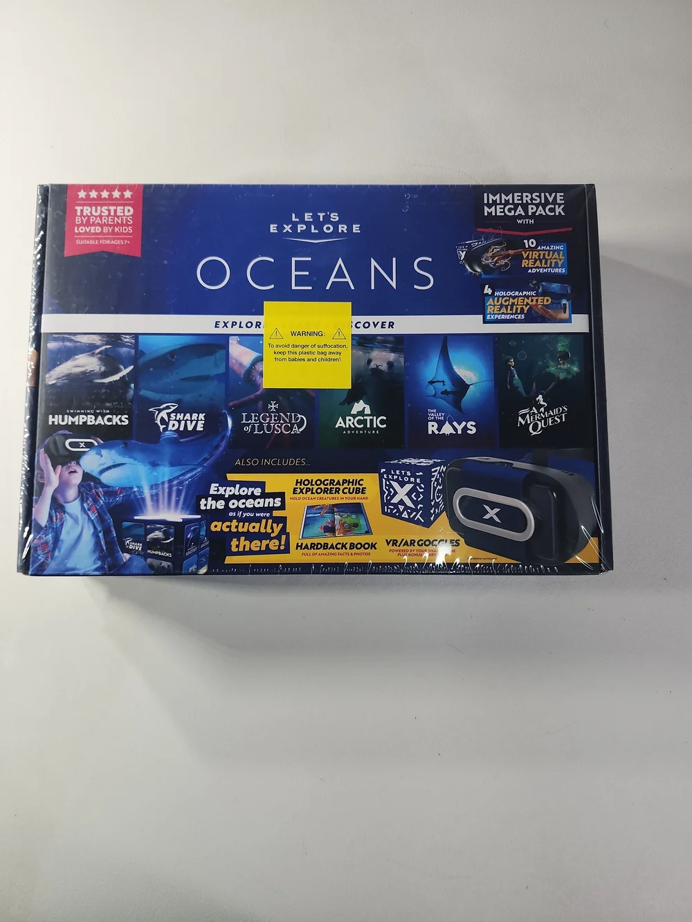 Let's Explore Oceans VR/AR Goggles – Blue & Black